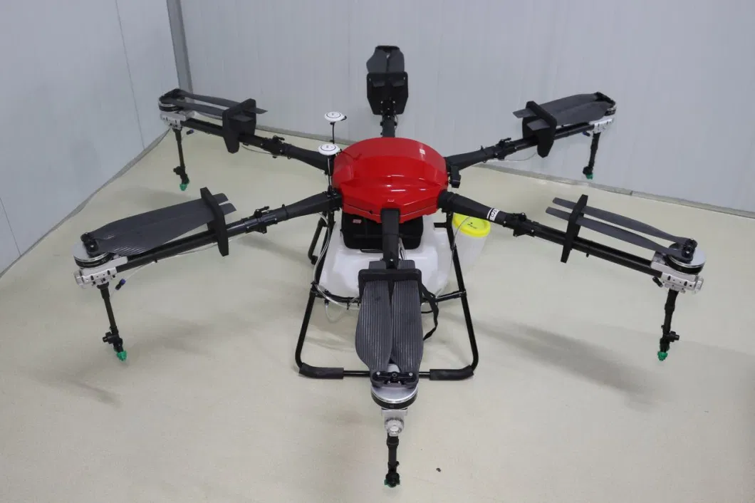 블루 탄소 섬유 드론 프레임 1648mm 랙 휠베이스 17L 알약 용량 1
