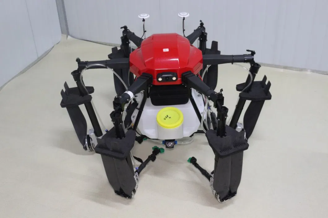 블루 탄소 섬유 드론 프레임 1648mm 랙 휠베이스 17L 알약 용량 2