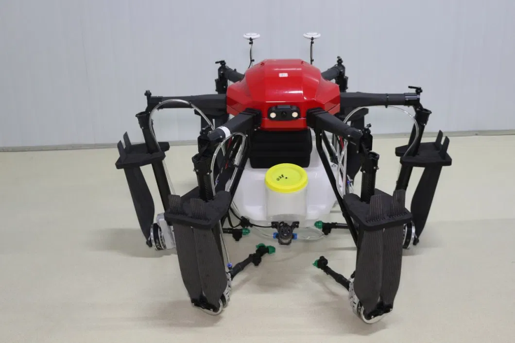 블루 탄소 섬유 드론 프레임 1648mm 랙 휠베이스 17L 알약 용량 3
