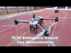 MYUAV FC30 비상 구조 라이브 시범