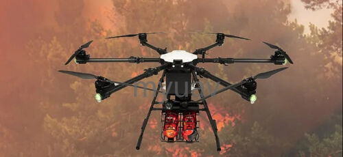 에 관한 최신 회사 뉴스 MYUAV UAV 소방 비상 시스템 UAV + 소방 트럭 도시 초고층 소방 연계 프로그램