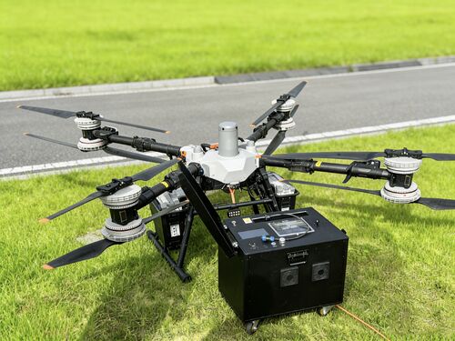에 관한 최신 회사 뉴스 지상 60m 위! MYUAV FC100X 듀얼 트레이드 화재 소방 드론 현장 테스트