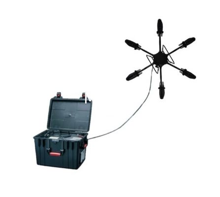 Myuav 50kg 테더 발전소에서 작동하는 테더 드론
